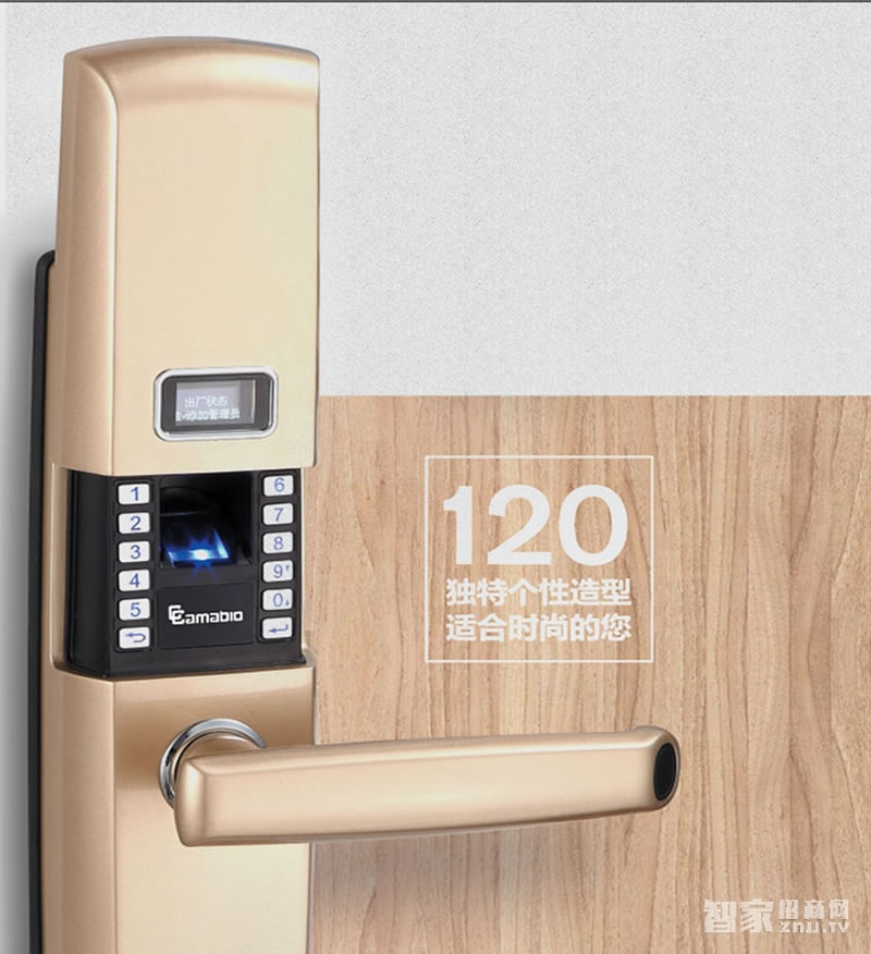 凯贝尔指纹锁120 指纹密码感应锁