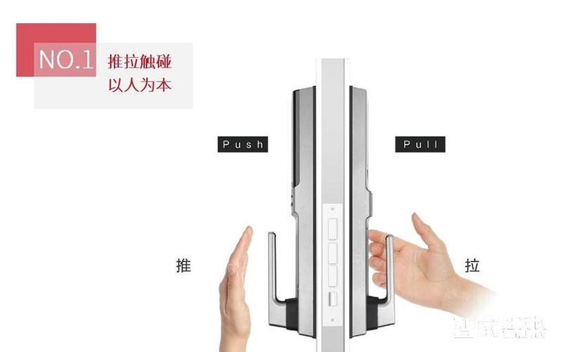 纽威尔指纹锁 智能锁玫瑰金、三种开锁方式/6大核心功能