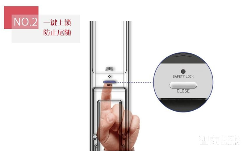 纽威尔指纹锁 智能锁玫瑰金、三种开锁方式/6大核心功能