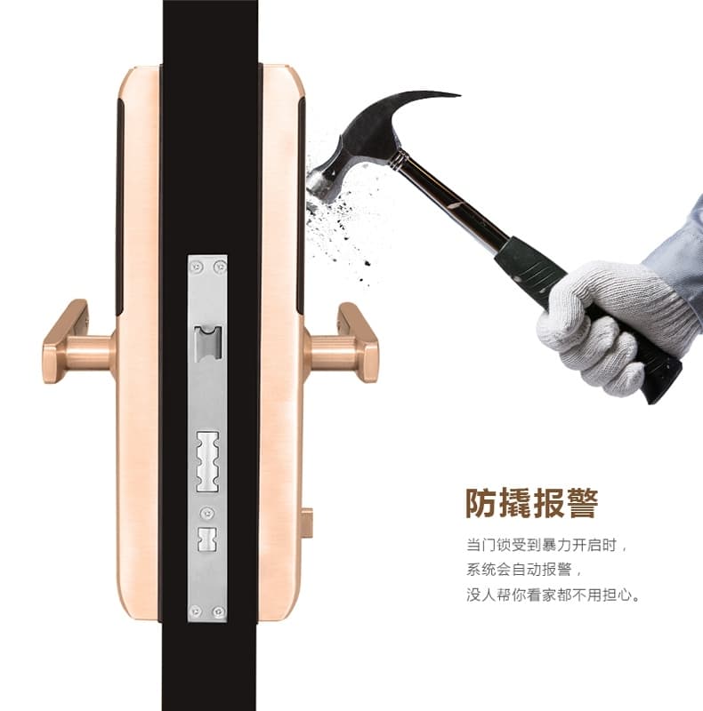 众享双久指纹密码锁 入户门防盗门锁