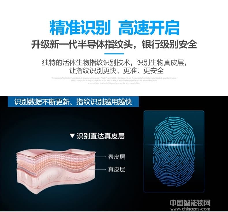 好汉智能电子感应门锁 手机APP防盗指纹锁