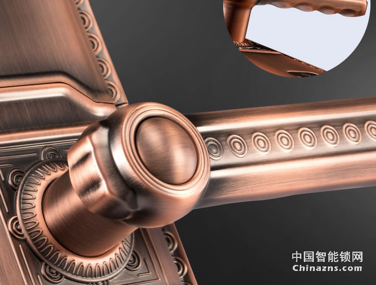 索仕顿全自动滑盖指纹密码锁 别墅家用办公大门防盗门木门手机APP开锁
