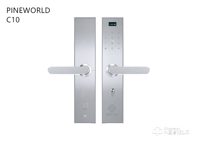 青松沃德智能锁 家用指纹密码锁 直板防盗门锁