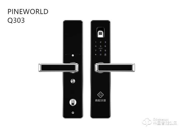青松沃德智能锁 直板指纹锁 家用防盗电子密码锁
