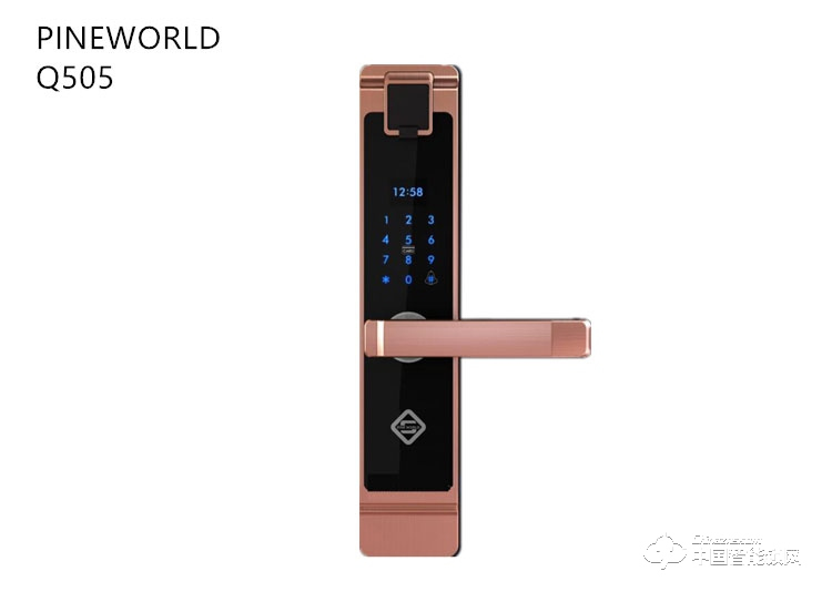 青松沃德智能锁 家用直板指纹锁 防盗门电子密码锁