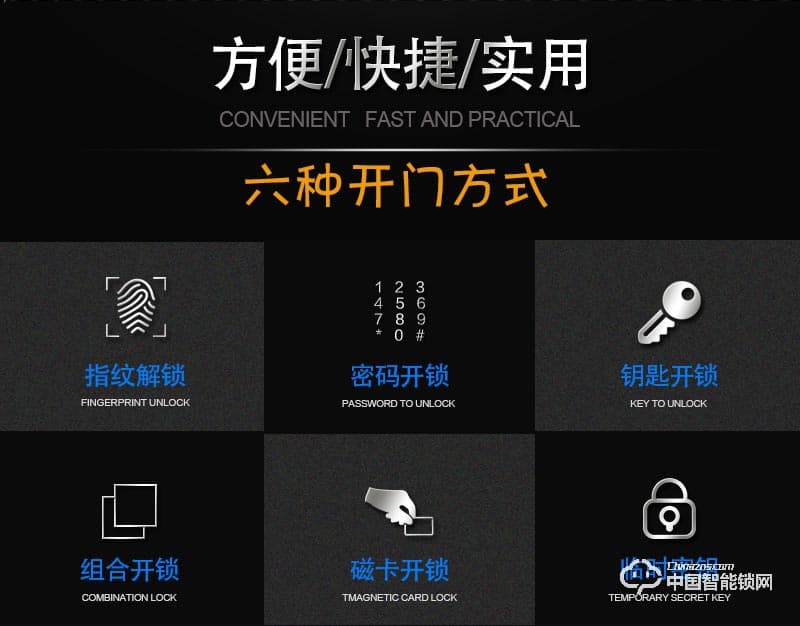 典匠智能锁 D6072安防滑盖智能门锁指纹锁