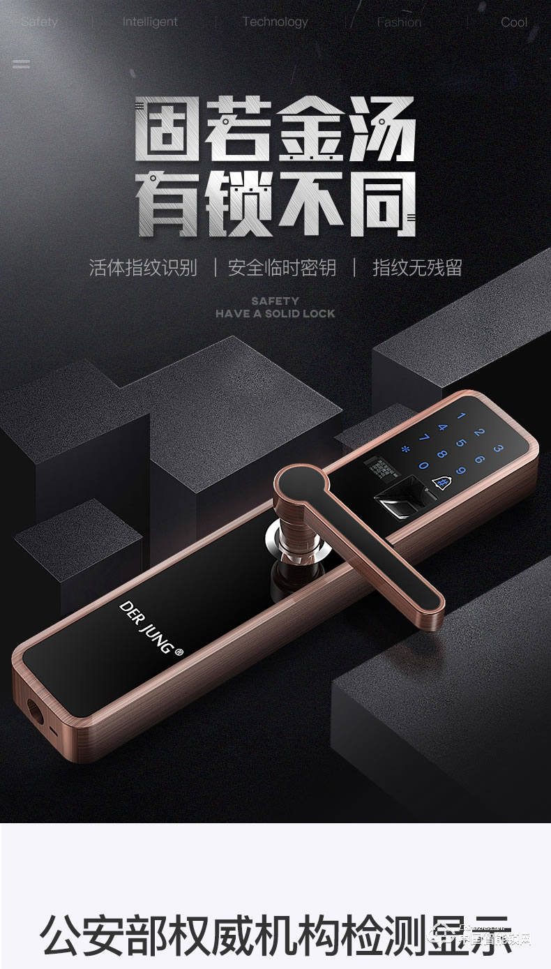 典匠智能锁 D6018家用防盗门智能密码锁