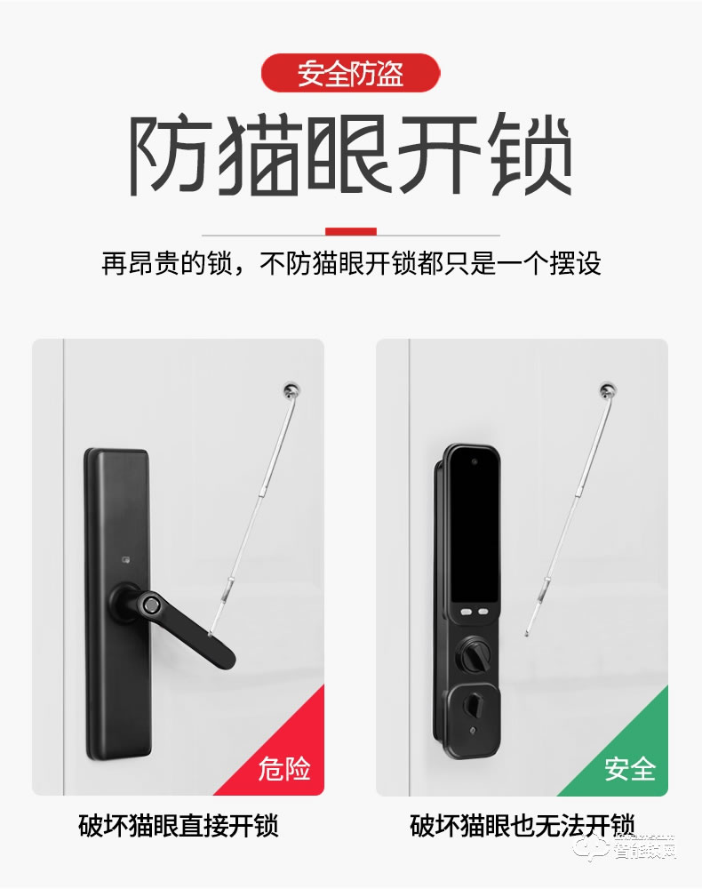 美利保指纹锁 M8002手机APP入户门密码指纹锁