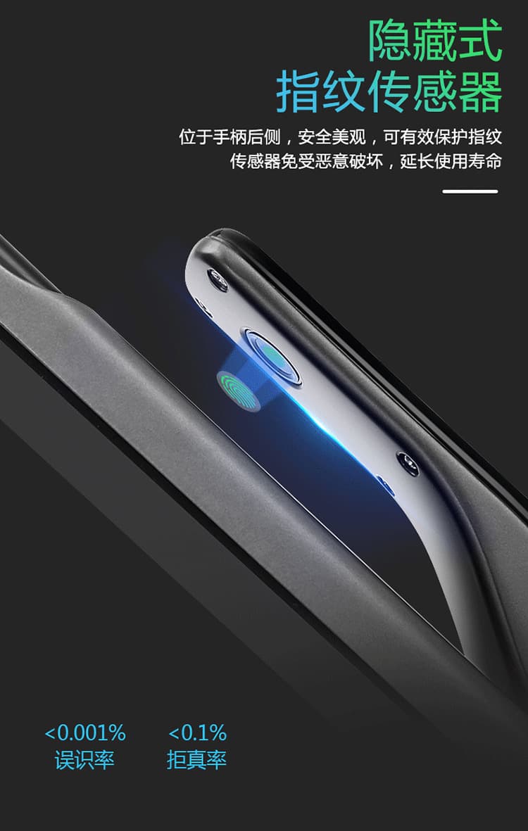 云乐宝智能锁 Q1家用防盗门密码磁卡感应锁
