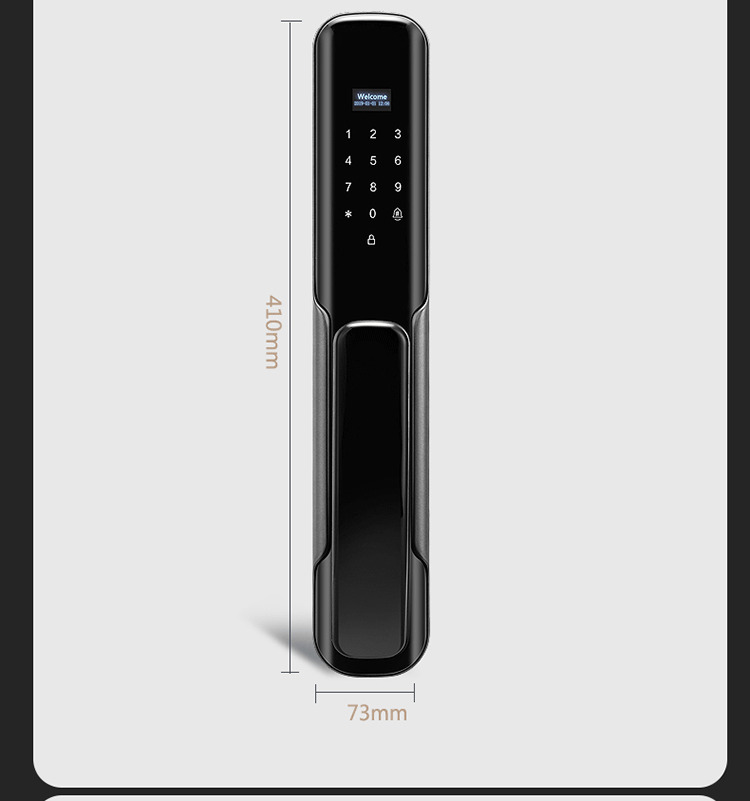 云乐宝智能锁 Q1家用防盗门密码磁卡感应锁