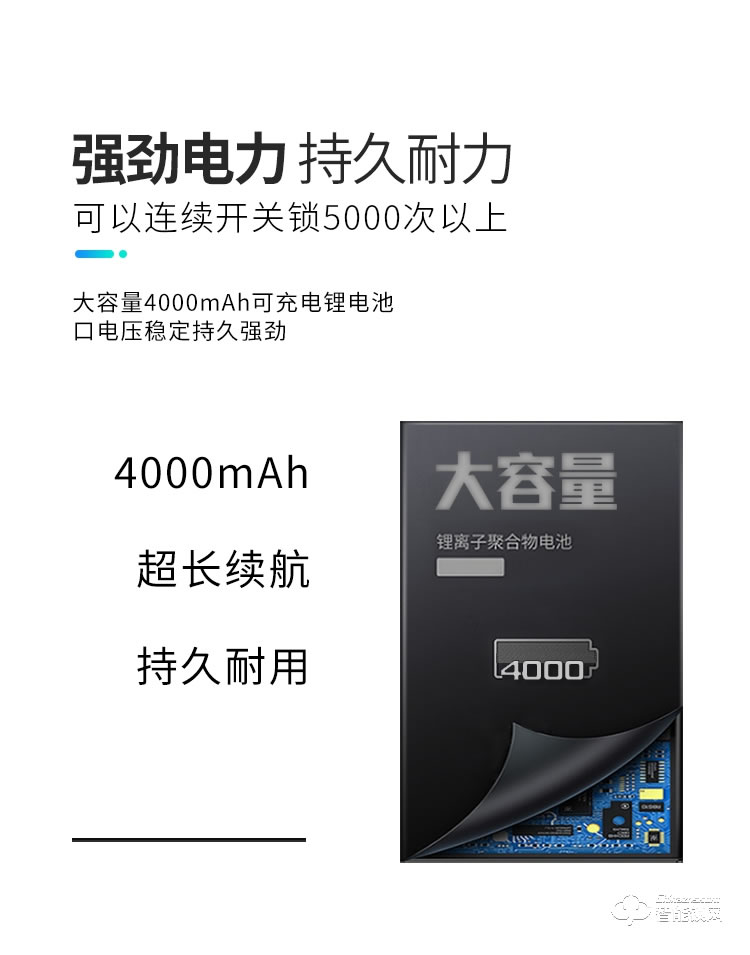 菲花奥智能锁 防盗门远程电子密码磁卡锁