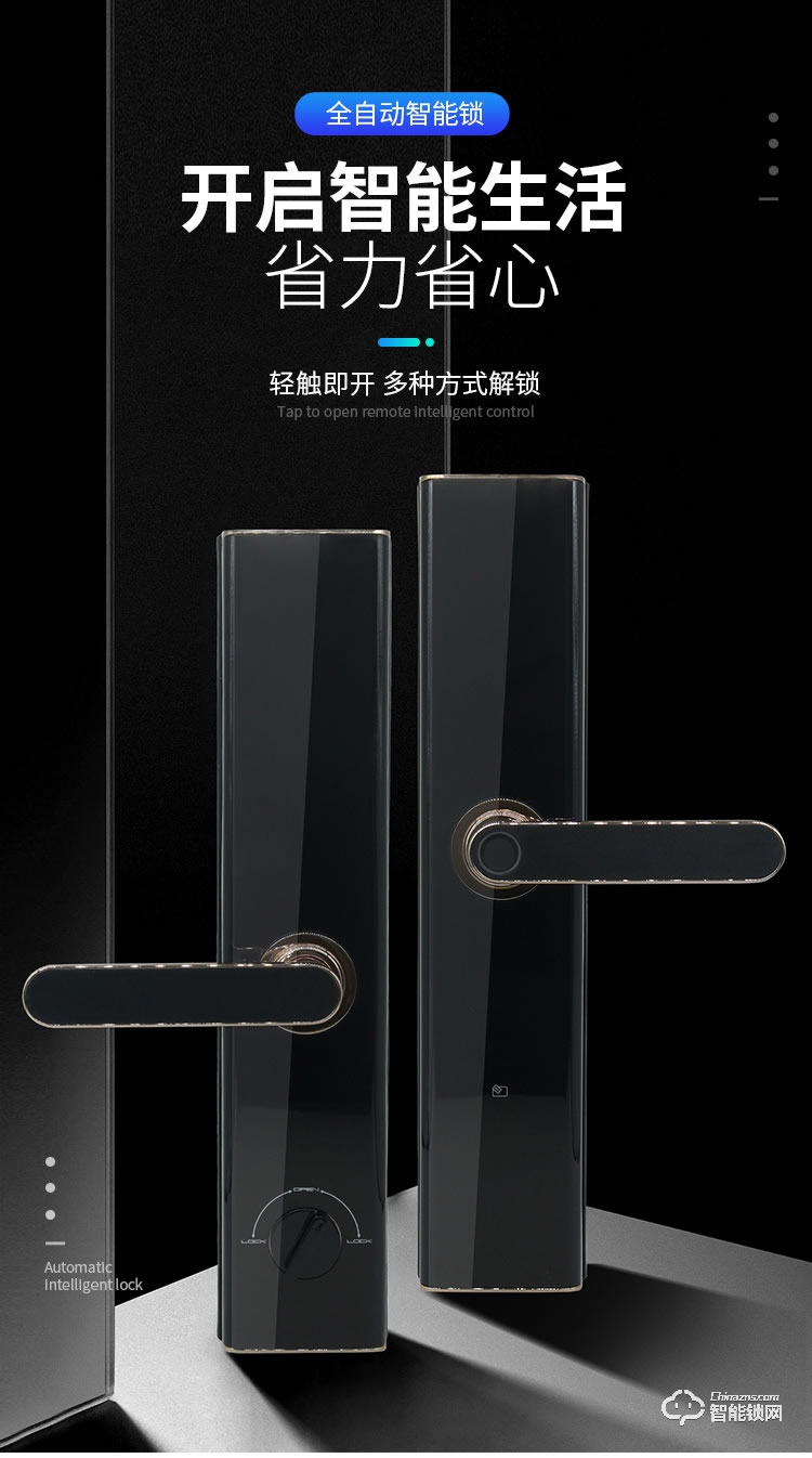 菲花奥智能锁 家用防盗门电子密码磁卡锁