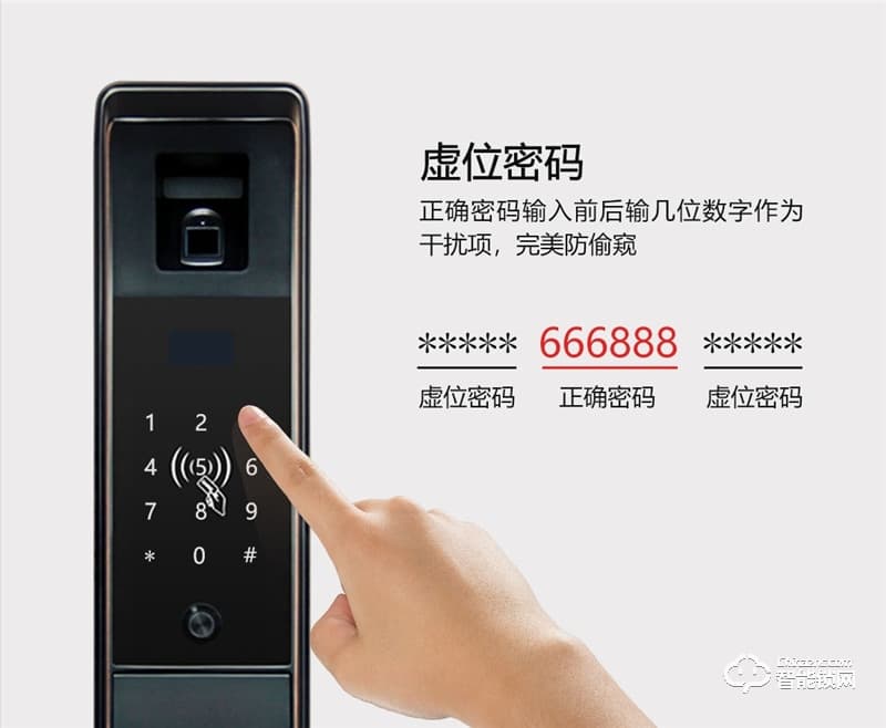 凯奇普智能锁 E1705家用半导体指纹识别智能锁