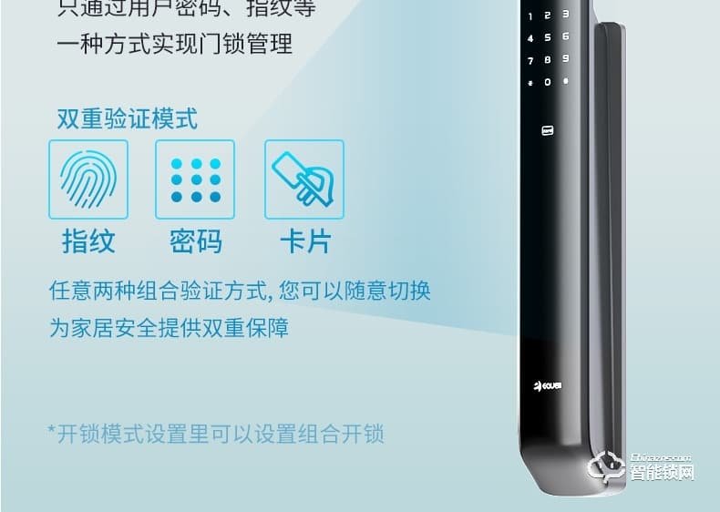 移康智能锁 E6800猫眼全自动家用防盗智能门锁
