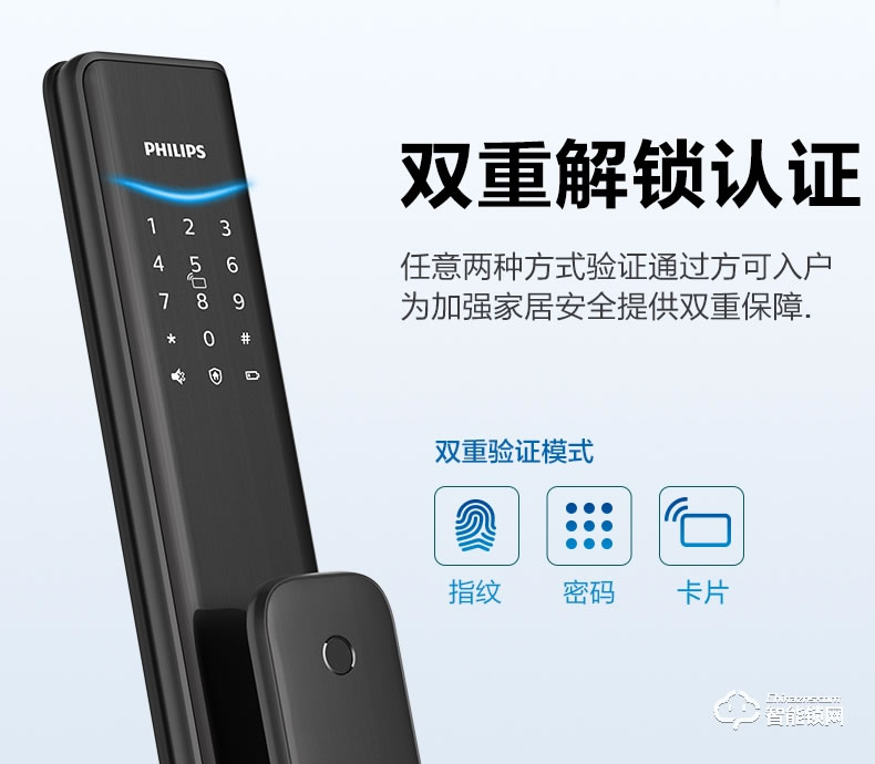 飞利浦智能锁 DDL701E推拉式全自动电子密码锁