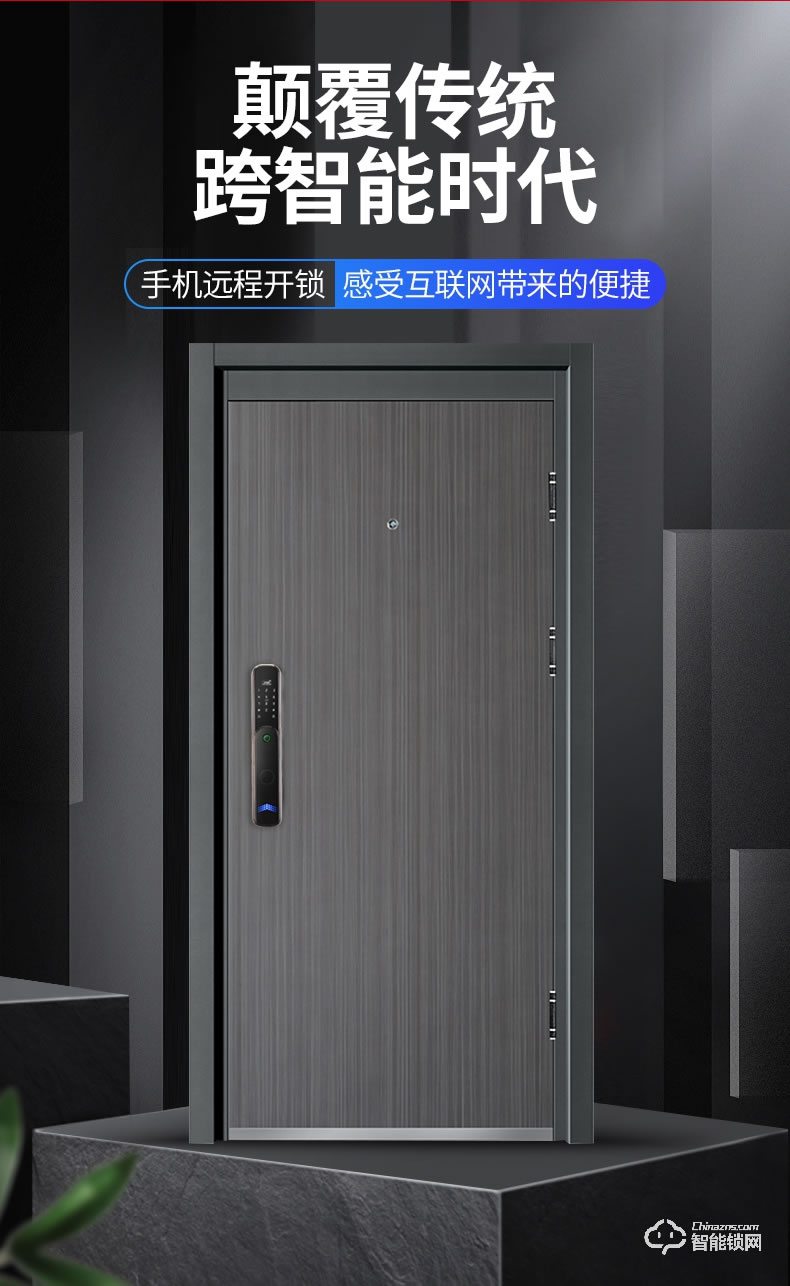 高雅居智能门 甲级防盗门子母门