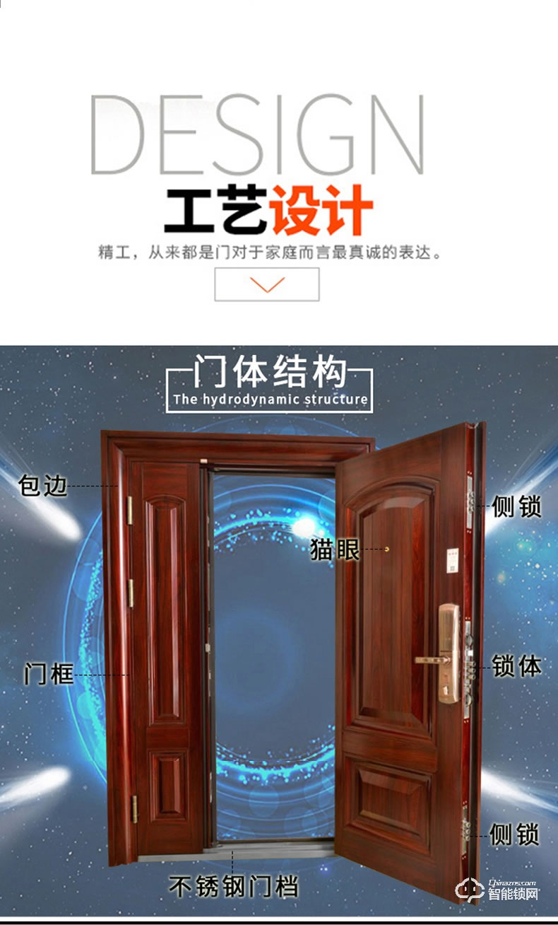 三得利智能门 安全门智能进户门入户