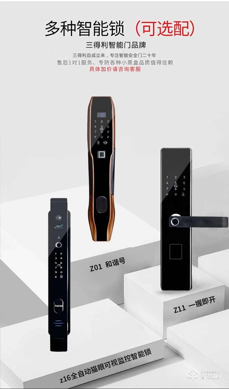 三得利智能门 安全门智能进户门入户