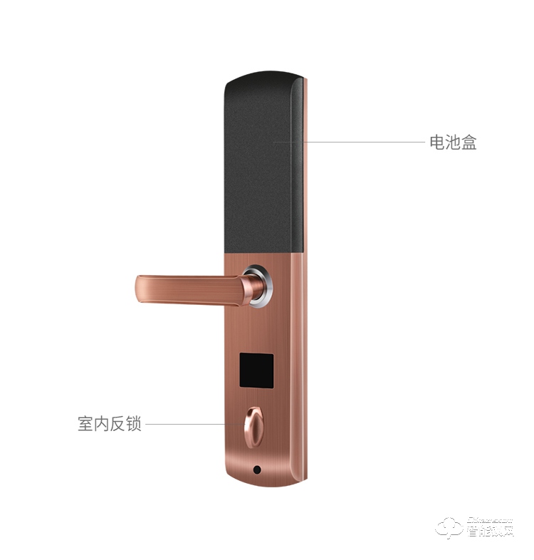 金凯德智能锁 自动滑盖电子密码锁