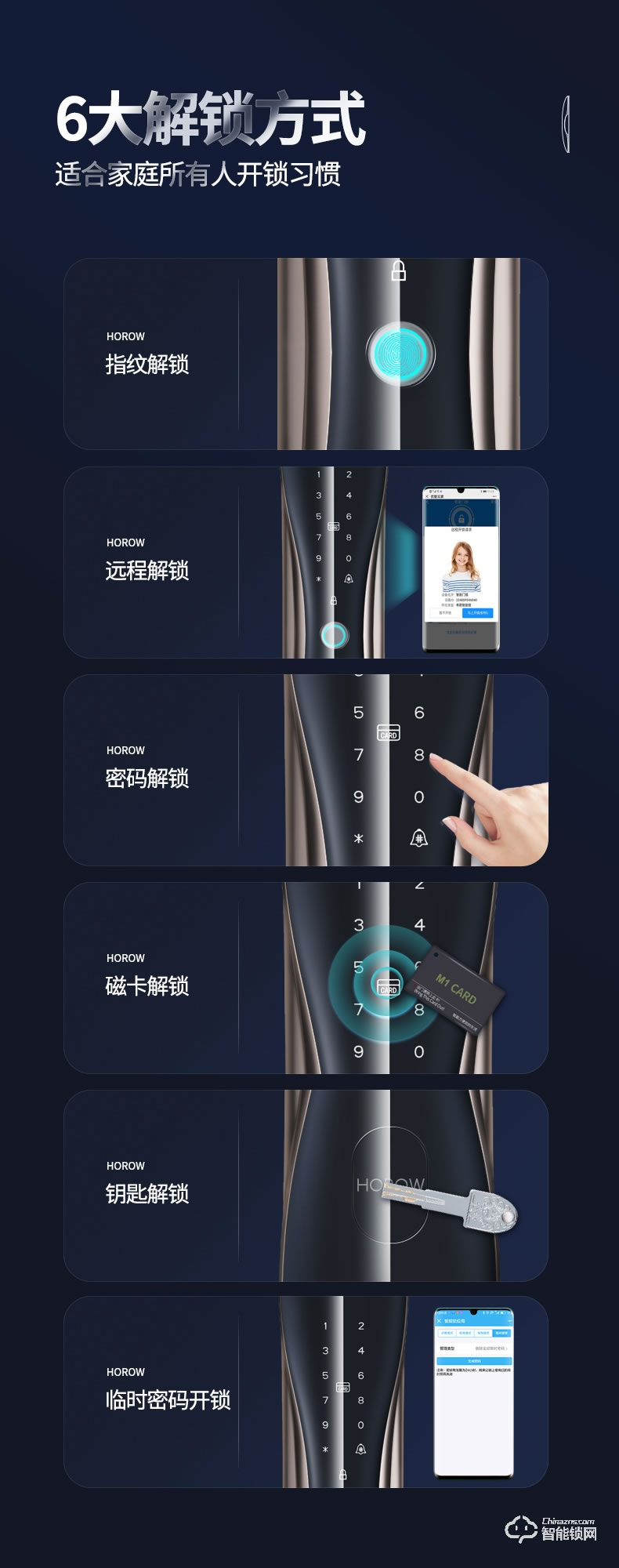 希箭智能锁 C3电子锁指纹锁密码锁