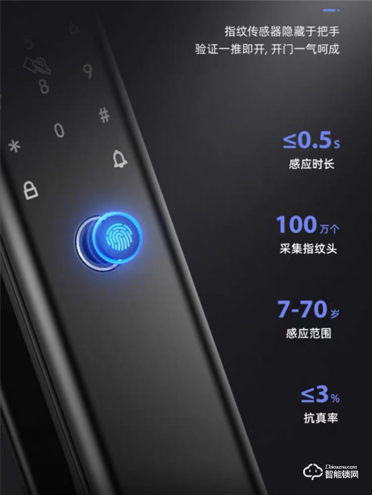 大鹅智能锁 防盗门全自动智能密码锁