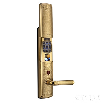 普罗巴克锌合金滑盖指纹锁A308 公寓大门智能锁