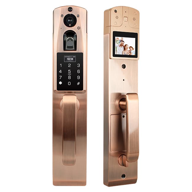 零距离智能锁 WIFI可视门铃指纹锁