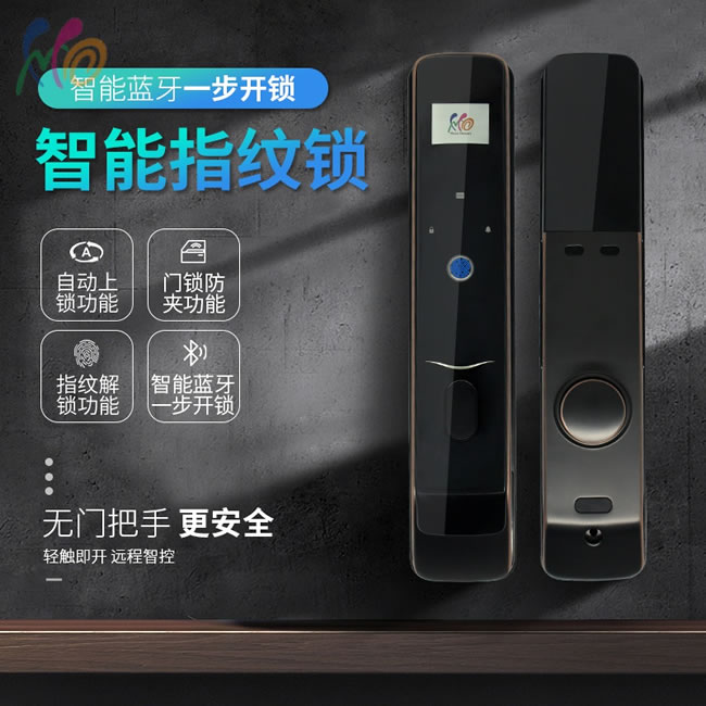 菲花奥智能锁 防盗门远程电子密码磁卡锁