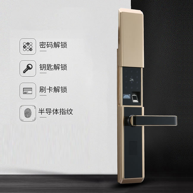 狮柯装甲锁 HD03家用电子防盗门指纹锁